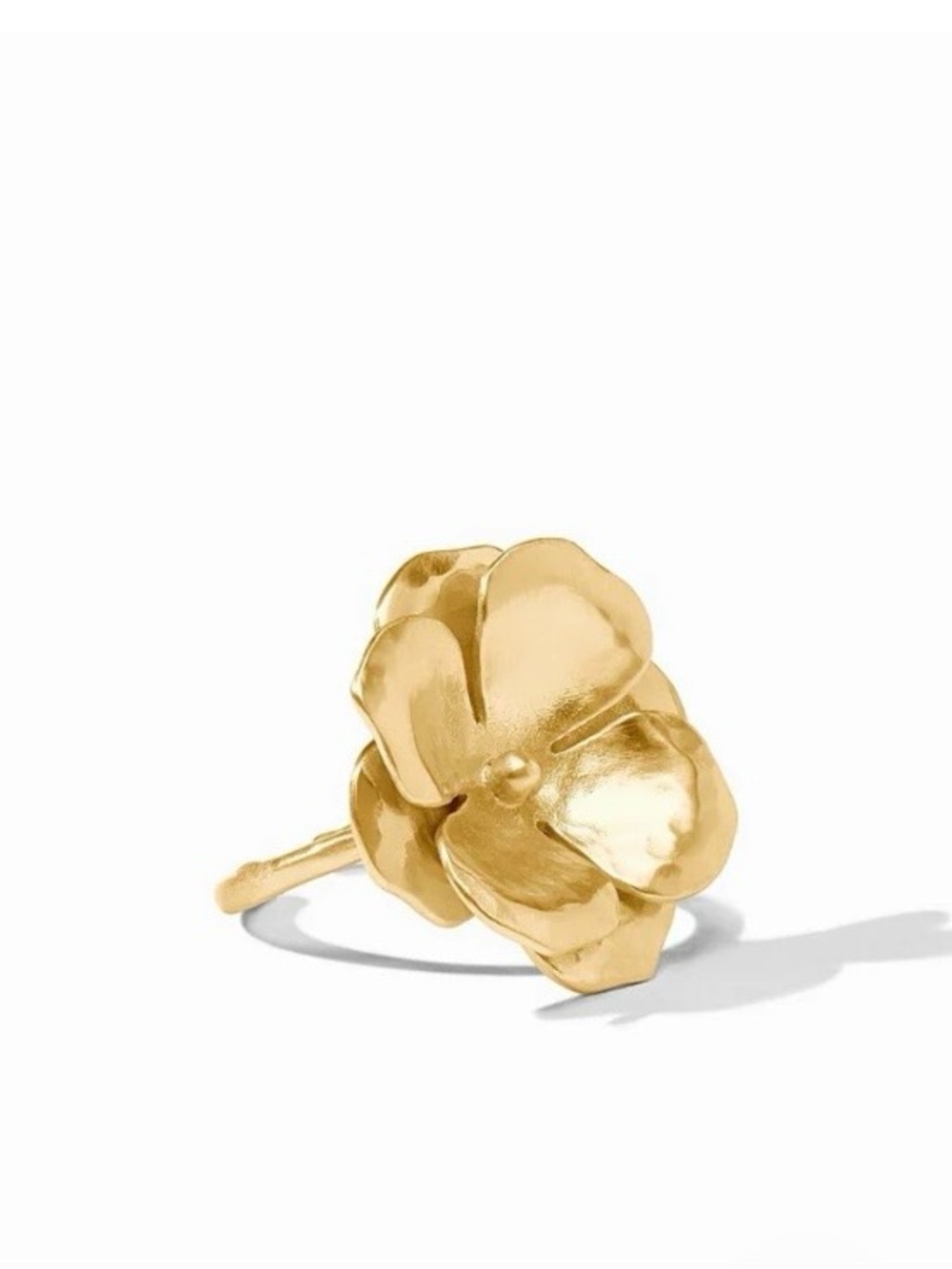 Julie Vos Gold Flower Ring with Petal Detail